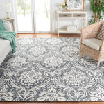 Safavieh Abstract 204 Rug, ABT204 - Ivory / Navy