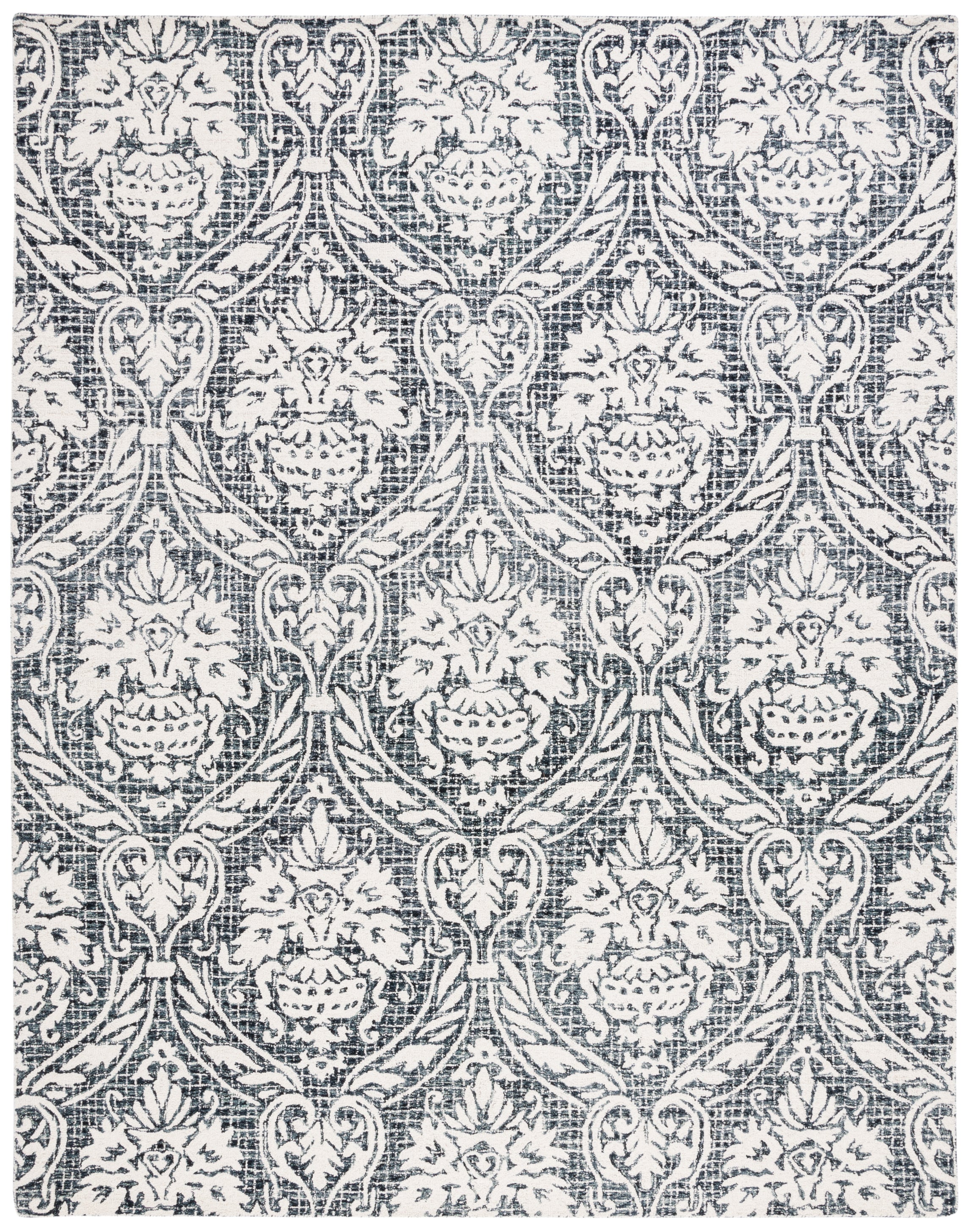 Safavieh Abstract 204 Rug, ABT204 - Ivory / Navy