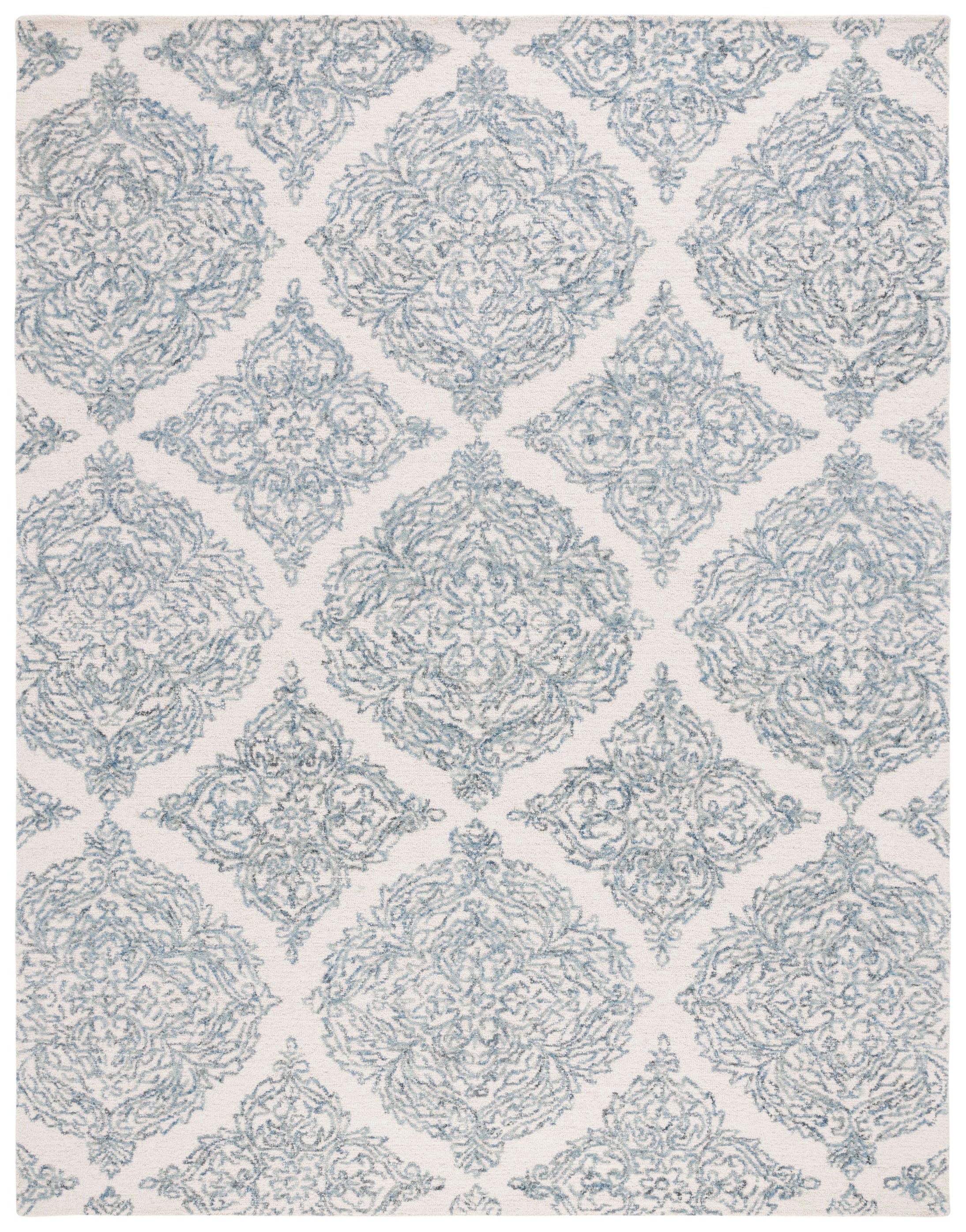 Safavieh Abstract 346 Rug, ABT346 - Ivory / Blue