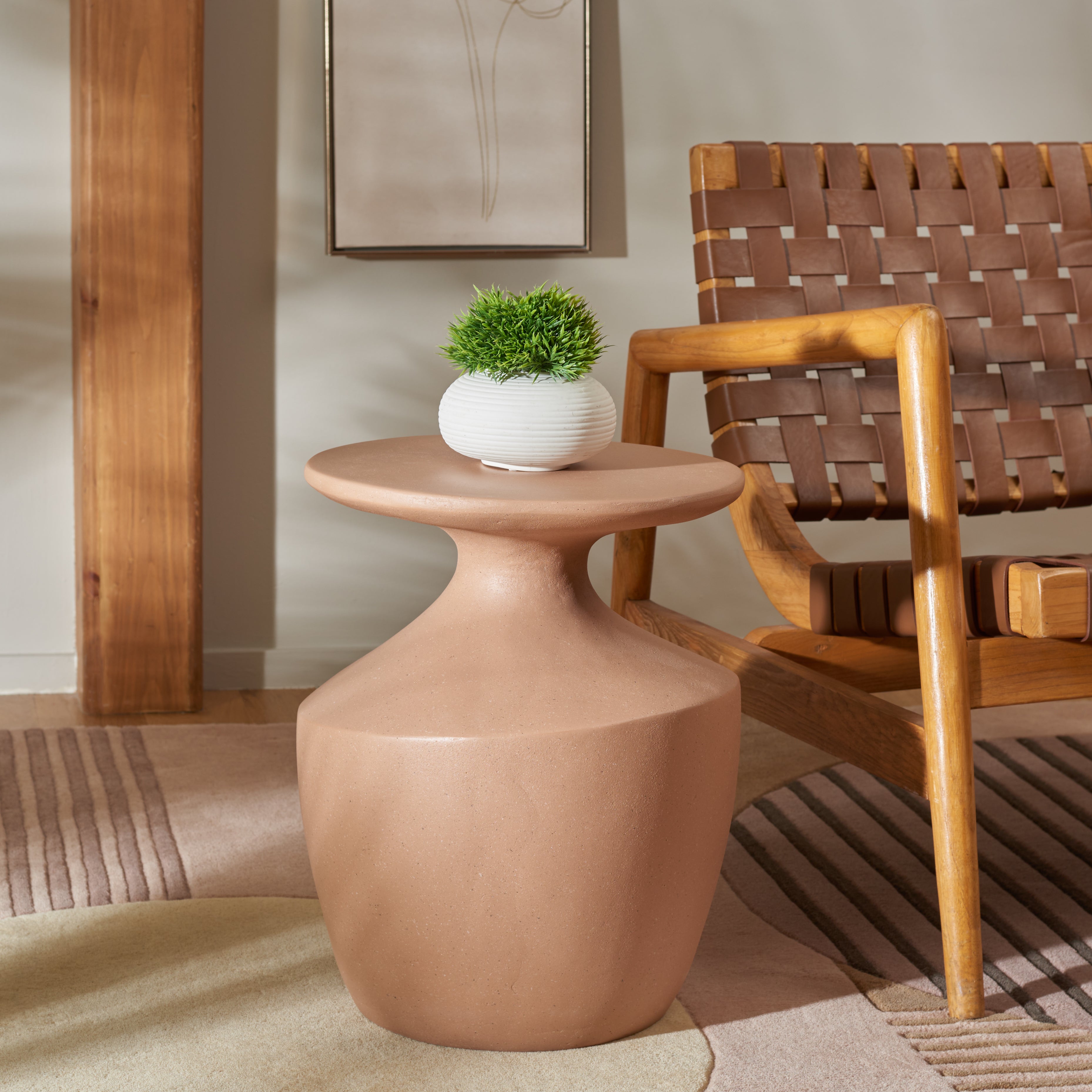 Safavieh Jaiya Accent Table, ACC2811 - Terracotta