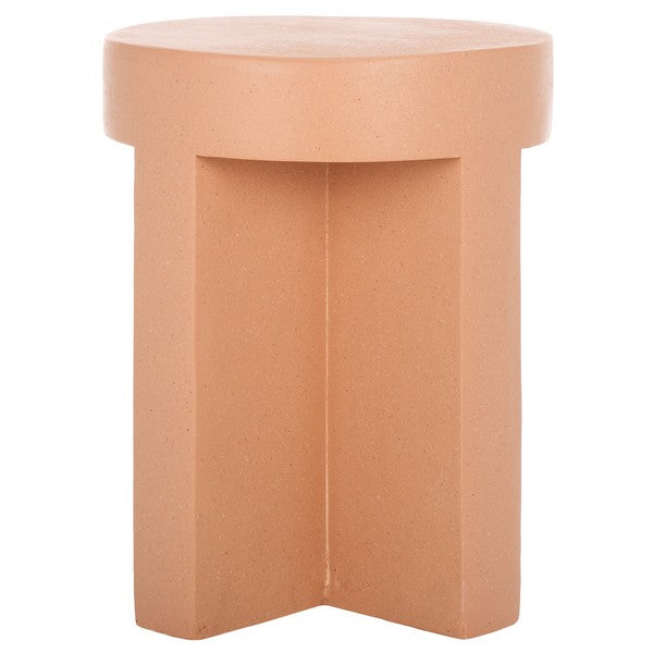 Safavieh Aldrich Round Accent Table,  ACC2821 - Terracotta