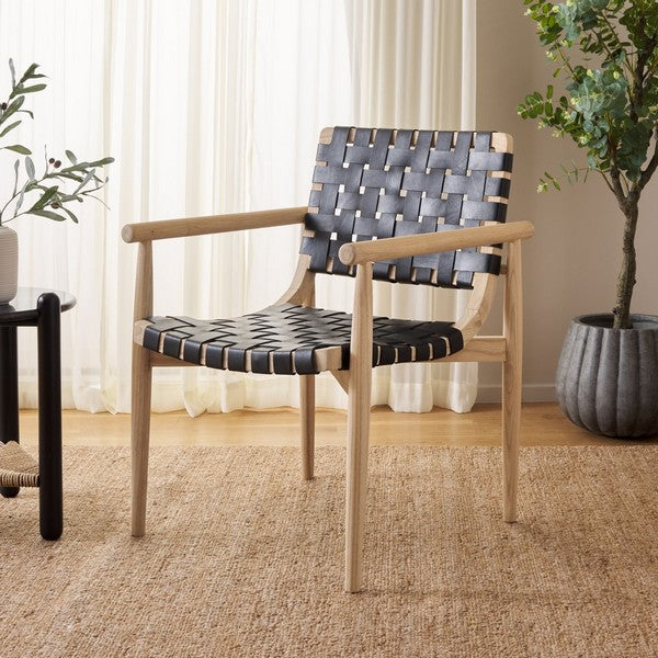 Safavieh Dionne Accent Chair, ACH1201 -Black / Natural