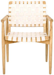 Safavieh Dionne Accent Chair, ACH1201 -White / Natural