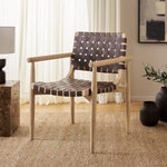 Safavieh Dionne Accent Chair, ACH1201 -Cognac / Natural