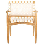 Safavieh Dionne Accent Chair, ACH1201 -White / Natural Teak