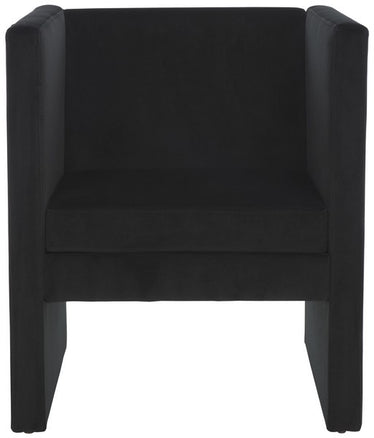 Safavieh Gisle Accent Chair, ACH4012 - Black Velvet