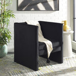 Safavieh Gisle Accent Chair, ACH4012 - Black Velvet