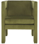 Safavieh Vidar Accent Chair, ACH4013 - Olive Green Velvet