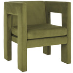 Safavieh Vidar Accent Chair, ACH4013 - Olive Green Velvet