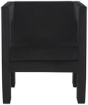 Safavieh Vidar Accent Chair, ACH4013 - Black Velvet