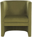 Safavieh Eydis Accent Chair, ACH4014 - Olive Green Velvet