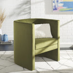 Safavieh Eydis Accent Chair, ACH4014 - Olive Green Velvet