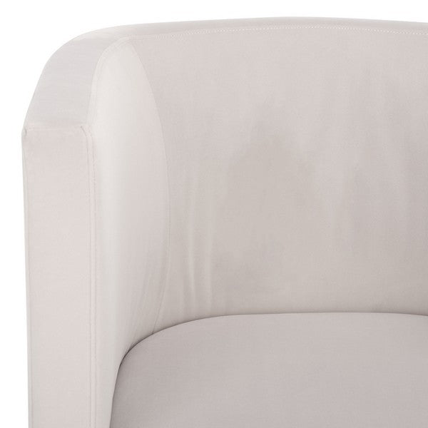 Safavieh Eydis Accent Chair, ACH4014 - Light Grey Velvet