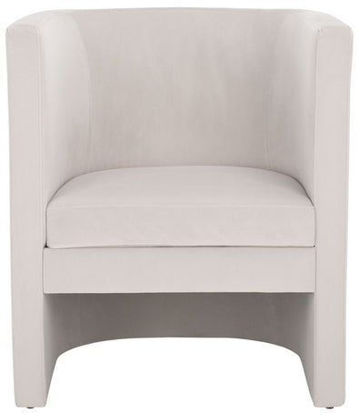 Safavieh Eydis Accent Chair, ACH4014 - Light Grey Velvet