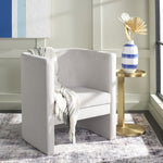 Safavieh Eydis Accent Chair, ACH4014 - Light Grey Velvet