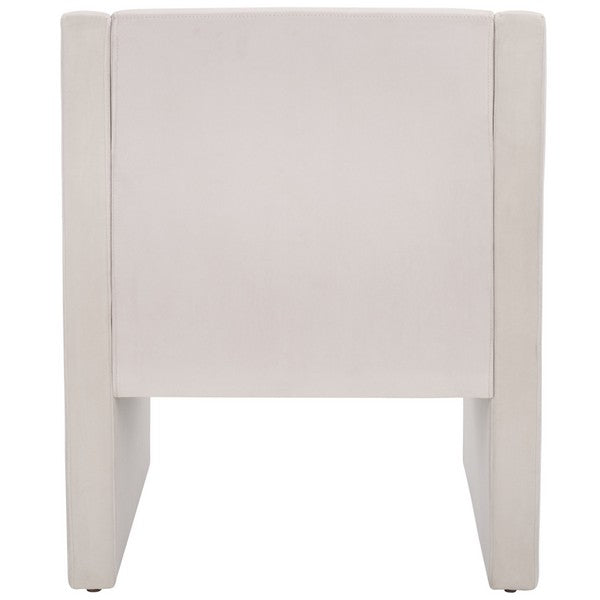 Safavieh Ylva Accent Chair, ACH4015 - Light Grey Velvet