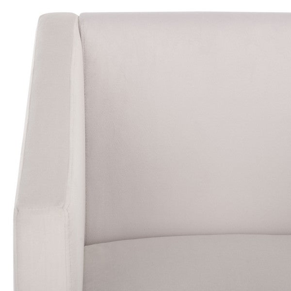 Safavieh Ylva Accent Chair, ACH4015 - Light Grey Velvet