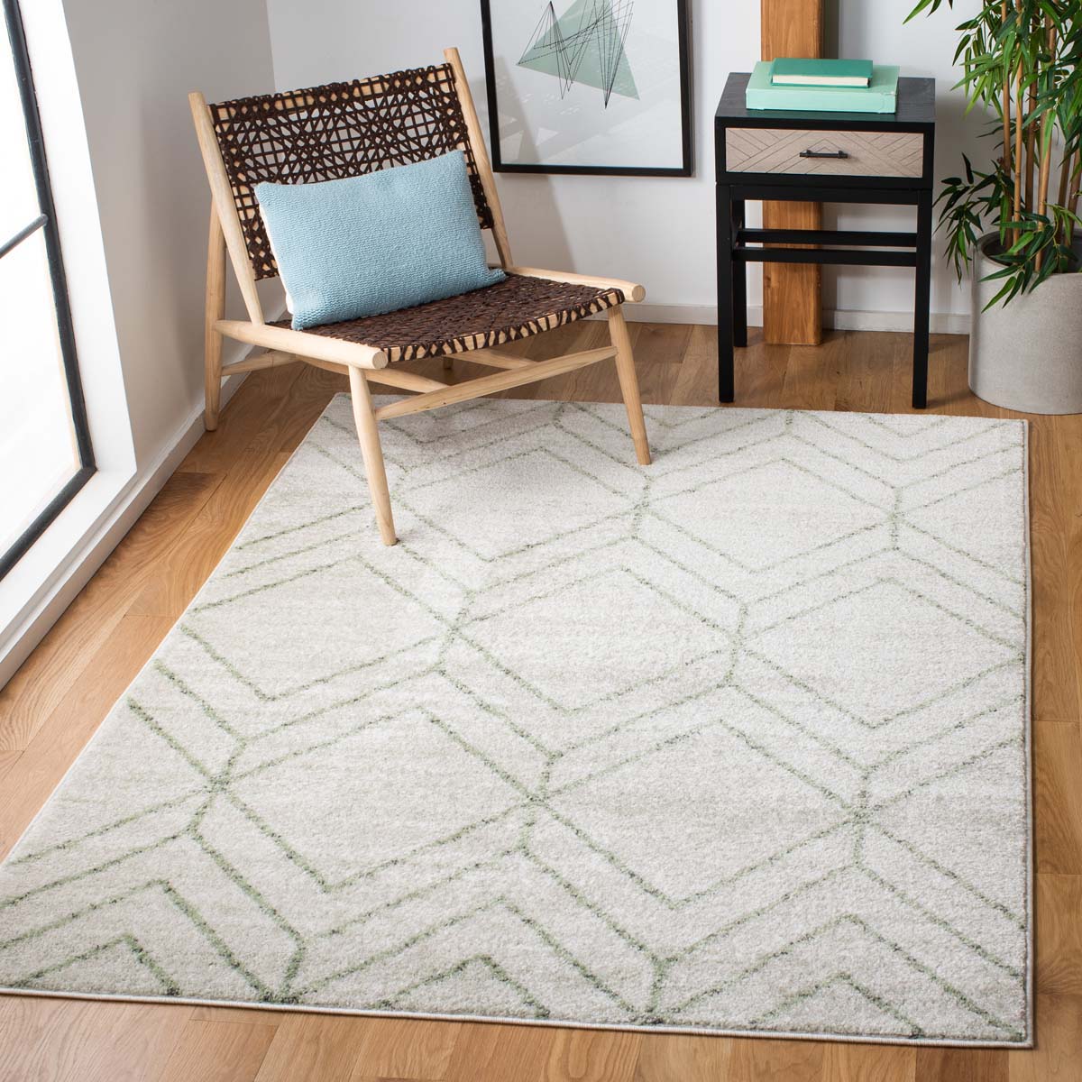 Safavieh Adirondack 241 Ivory Rug, ADR241 - Ivory / Sage