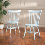 Safavieh Parker 17''H Spindle Dining Chair (Set Of 2), AMH8500 -Pale Blue