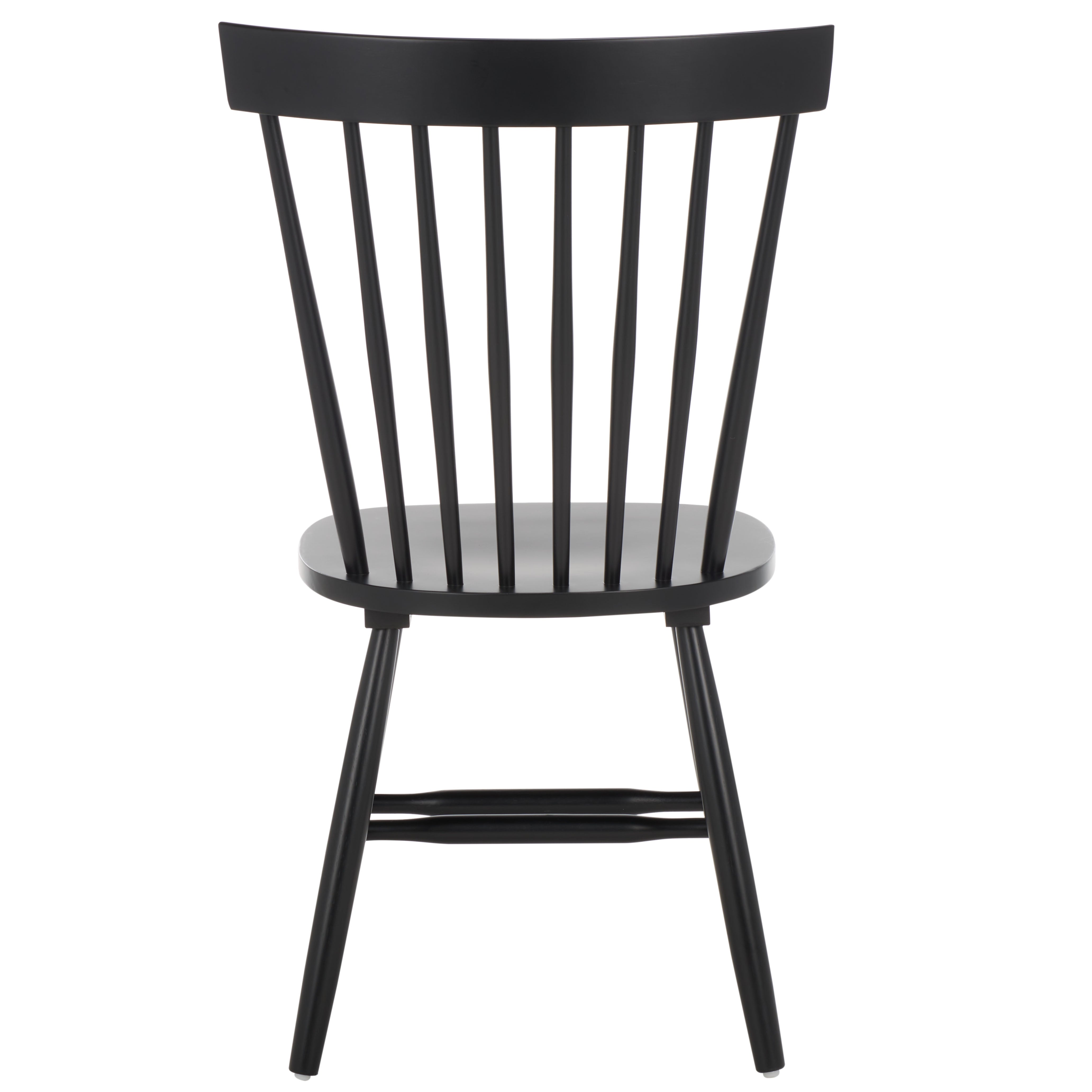 Safavieh Parker 17''H Spindle Dining Chair (Set Of 2), AMH8500 - Matte Black