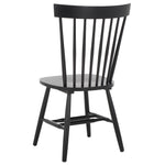 Safavieh Parker 17''H Spindle Dining Chair (Set Of 2), AMH8500 - Matte Black