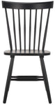 Safavieh Parker 17''H Spindle Dining Chair (Set Of 2), AMH8500 - Matte Black