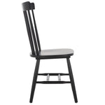 Safavieh Parker 17''H Spindle Dining Chair (Set Of 2), AMH8500 - Matte Black