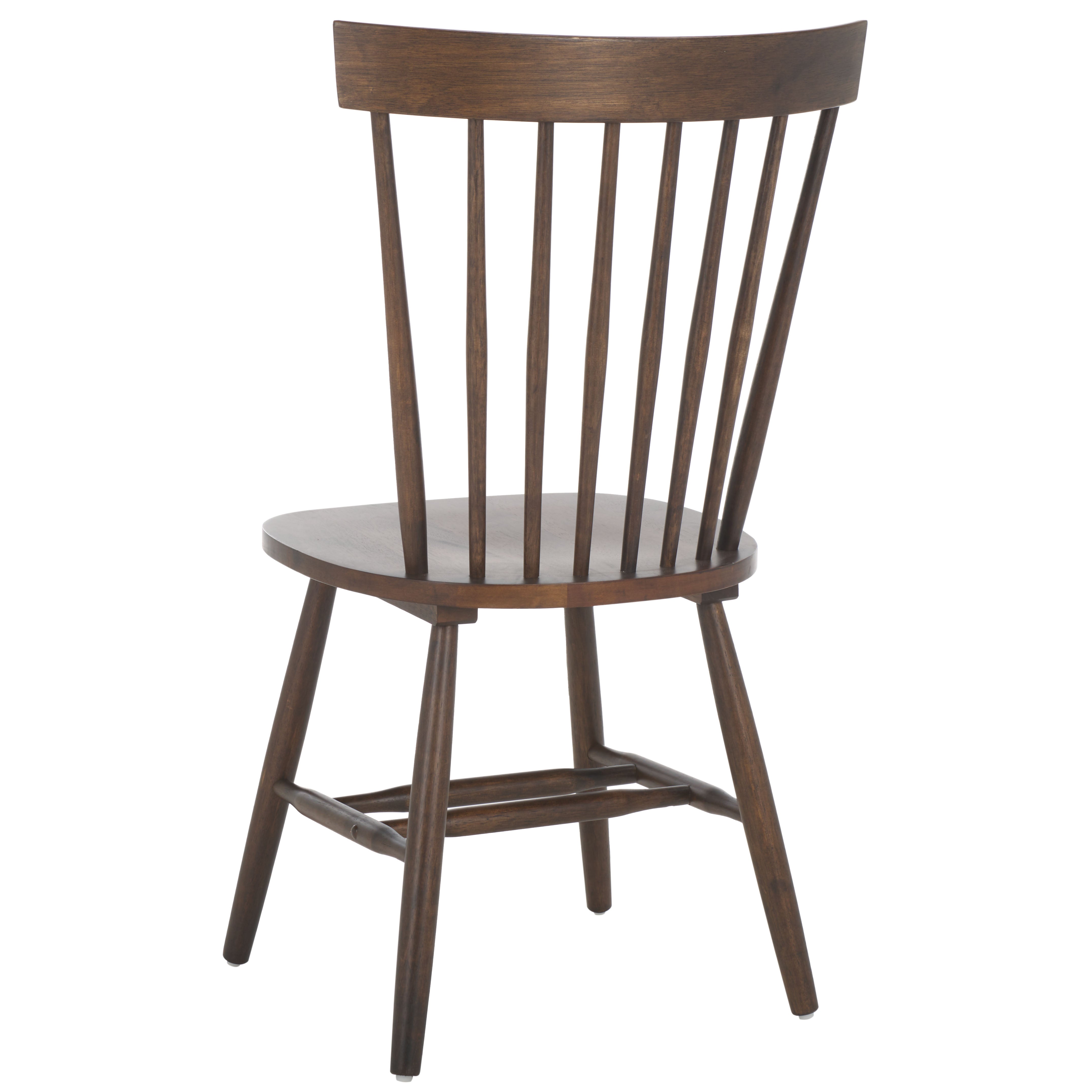 Safavieh Parker 17''H Spindle Dining Chair (Set Of 2), AMH8500 - Walnut