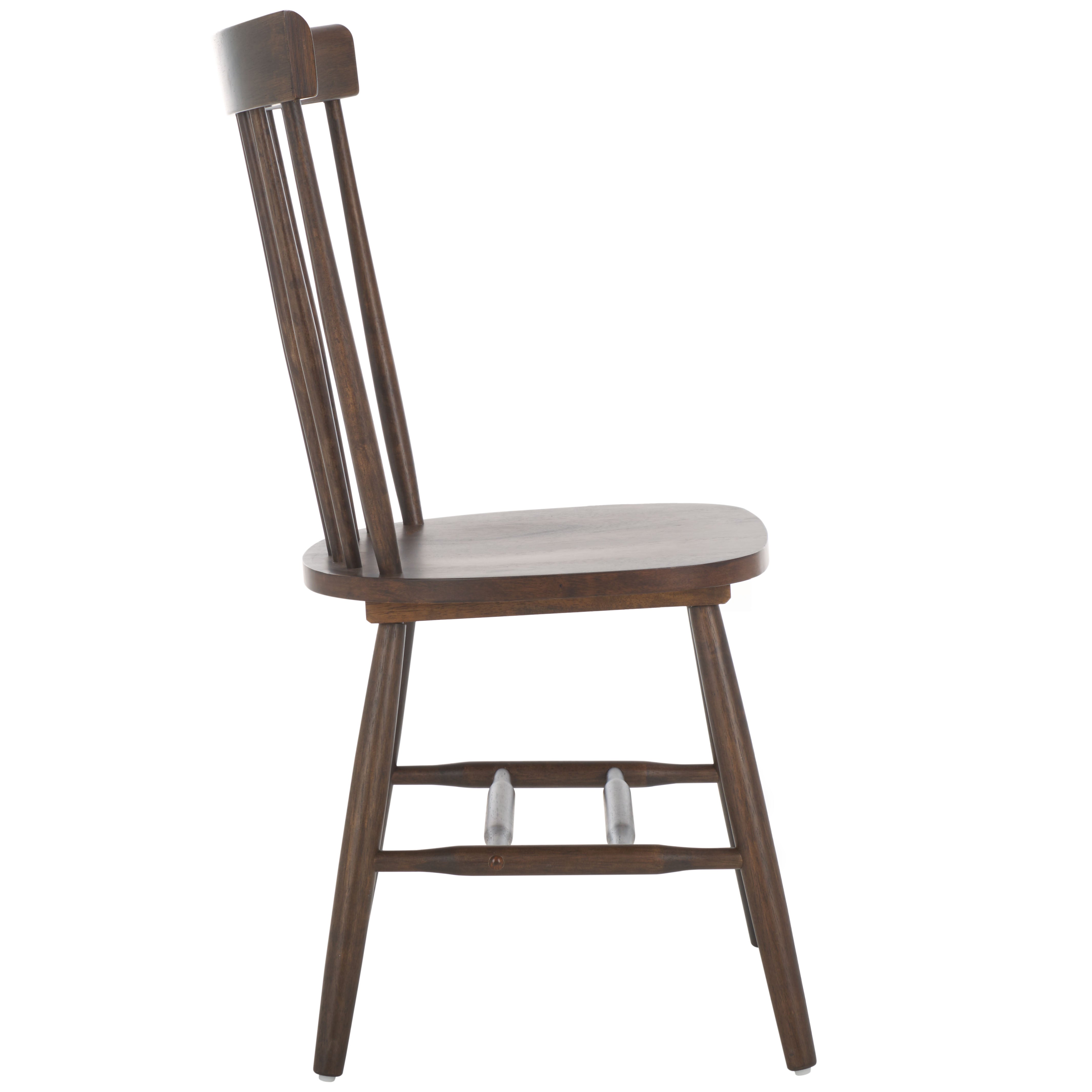 Safavieh Parker 17''H Spindle Dining Chair (Set Of 2), AMH8500 - Walnut