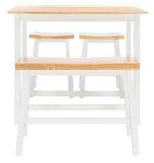 Safavieh Ronin 4 Pc Set Pub Table , AMH8503 - Natural / White