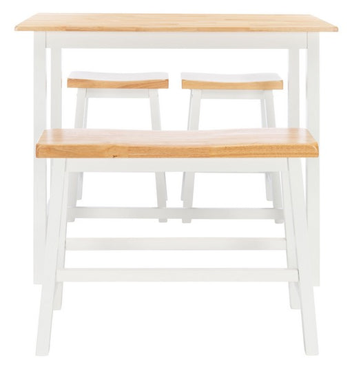 Safavieh Ronin 4 Pc Set Pub Table , AMH8503 - Natural / White