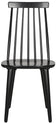 Safavieh Burris 17''H Spindle Side Chair (Set of 2), AMH8511 - Black