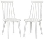 Safavieh Burris 17''H Spindle Side Chair (Set of 2), AMH8511 - White