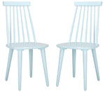 Safavieh Burris 17''H Spindle Side Chair (Set of 2), AMH8511 - Pale Blue