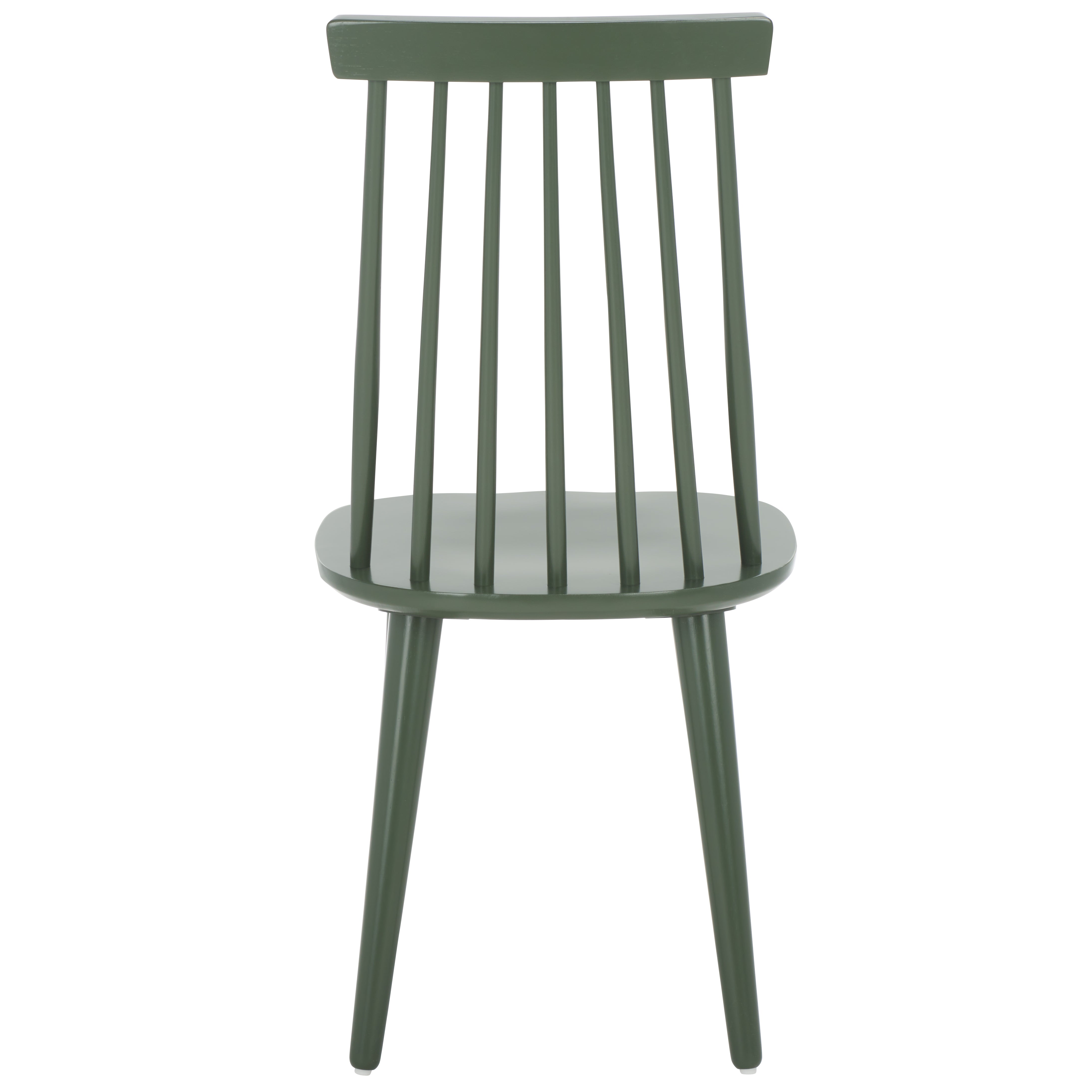 Safavieh Burris 17''H Spindle Side Chair (Set of 2), AMH8511 - Dusty Green