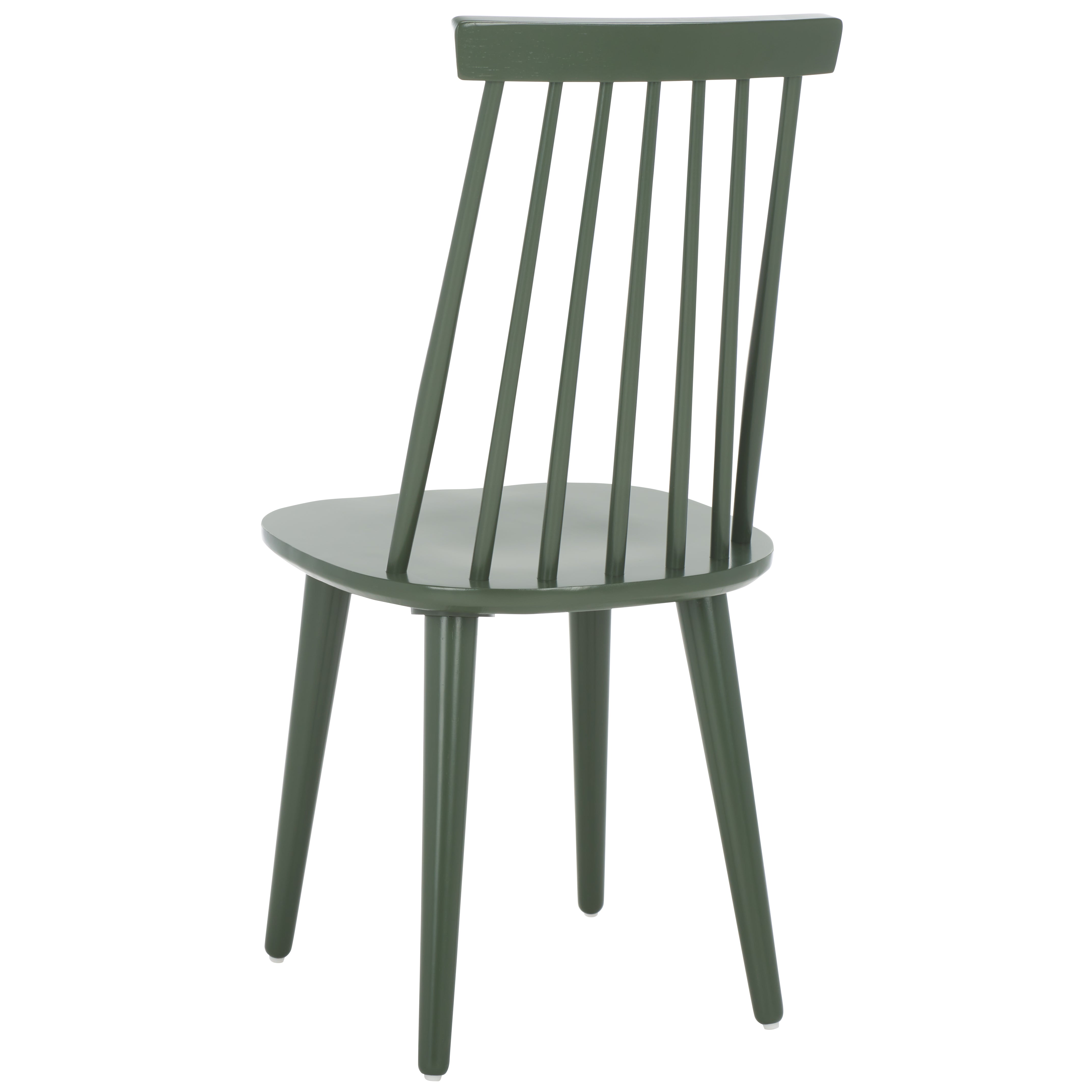 Safavieh Burris 17''H Spindle Side Chair (Set of 2), AMH8511 - Dusty Green