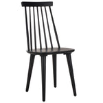 Safavieh Burris 17''H Spindle Side Chair (Set of 2), AMH8511 - Matte Black