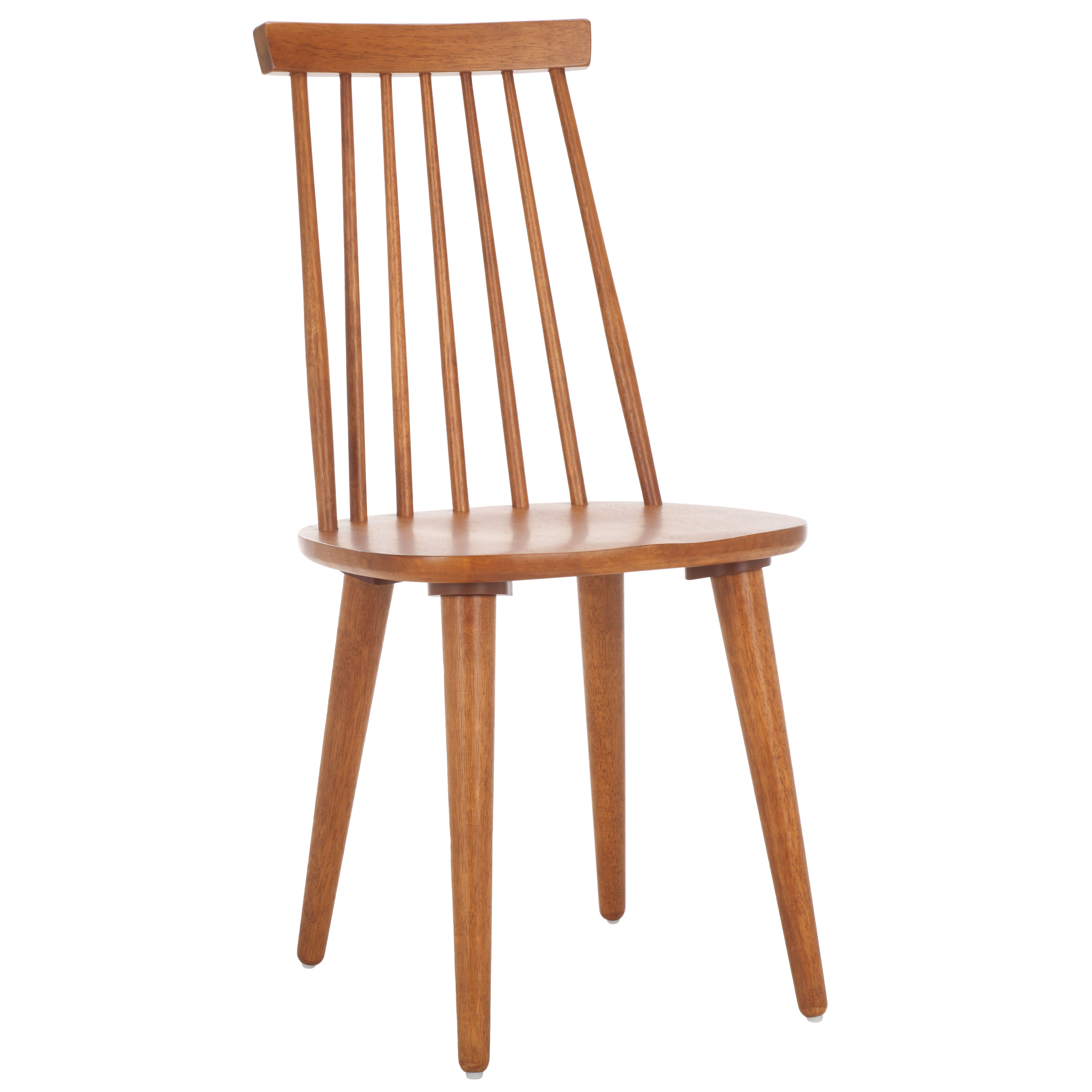 Safavieh Burris 17''H Spindle Side Chair (Set of 2), AMH8511 - Honey