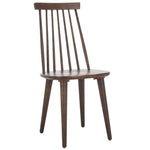 Safavieh Burris 17''H Spindle Side Chair (Set of 2), AMH8511 - Walnut