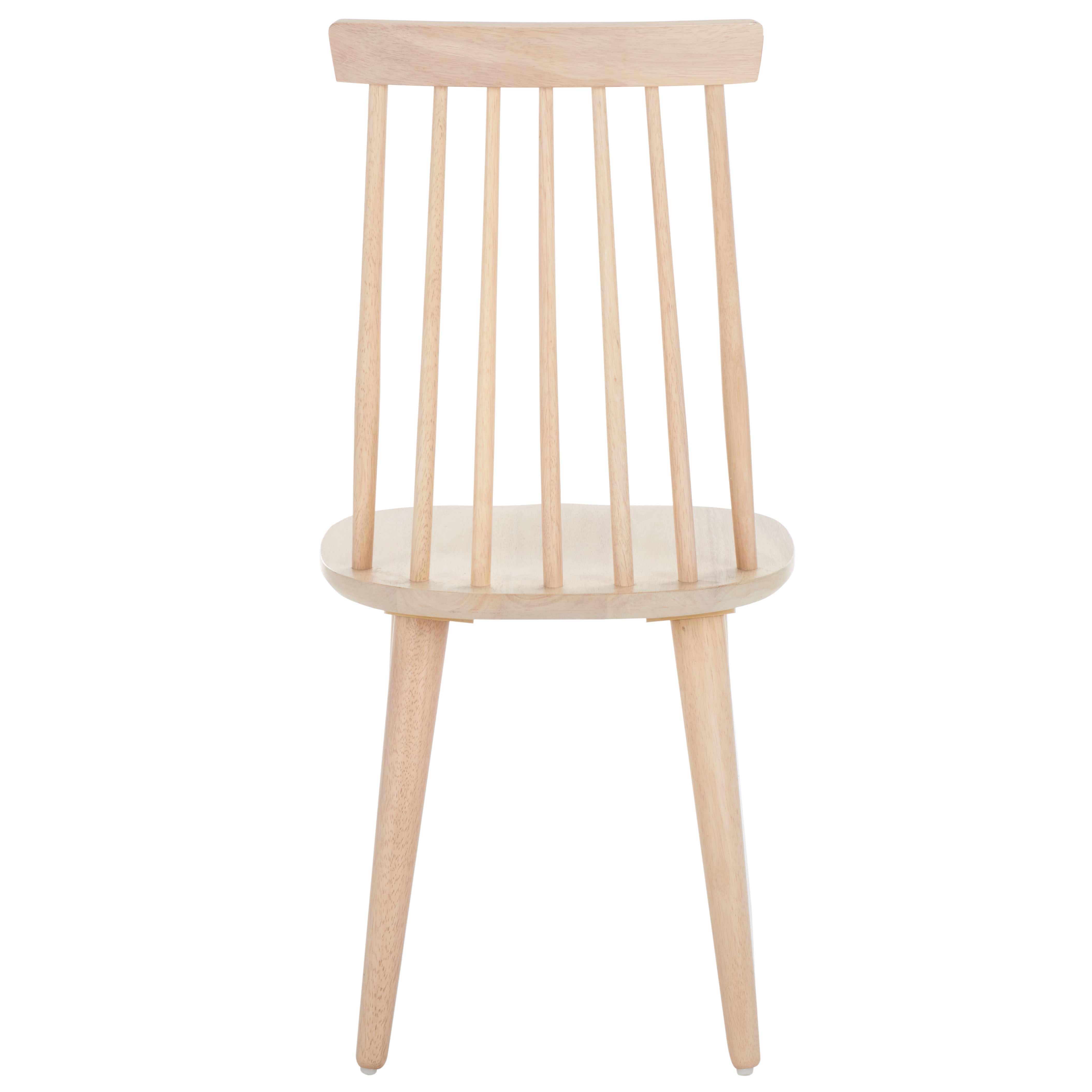 Safavieh Burris 17''H Spindle Side Chair (Set of 2), AMH8511 - White Washed