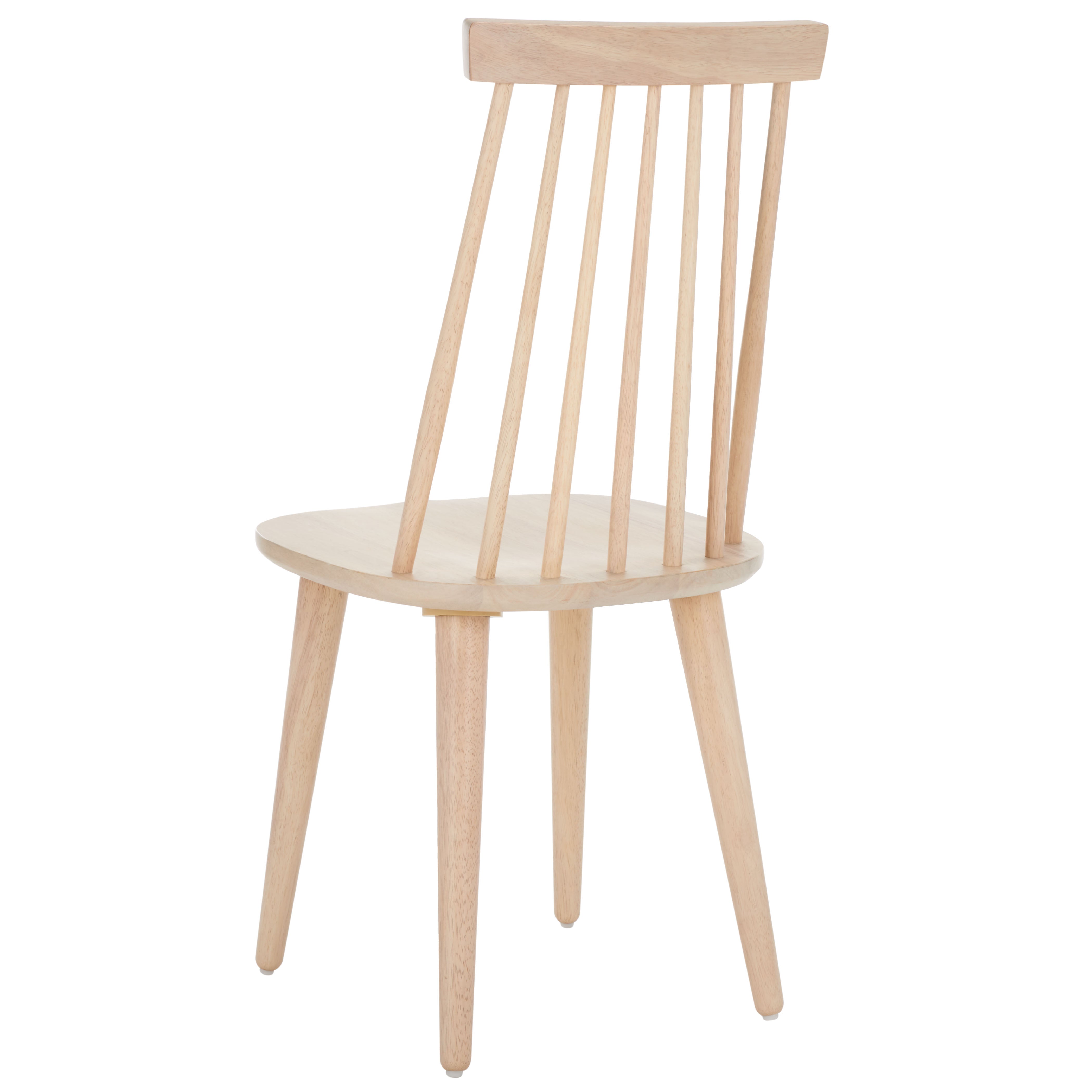 Safavieh Burris 17''H Spindle Side Chair (Set of 2), AMH8511 - White Washed