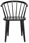 Safavieh Blanchard 18''H Curved Spindle Side Chair (Set of 2), AMH8512 - Black