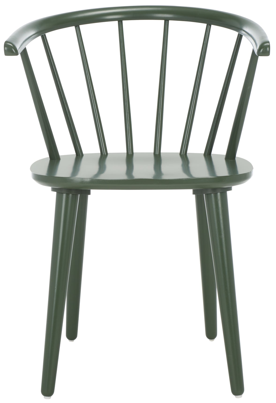 Safavieh Burris 17''H Spindle Side Chair (Set of 2), AMH8511 - Dusty Green