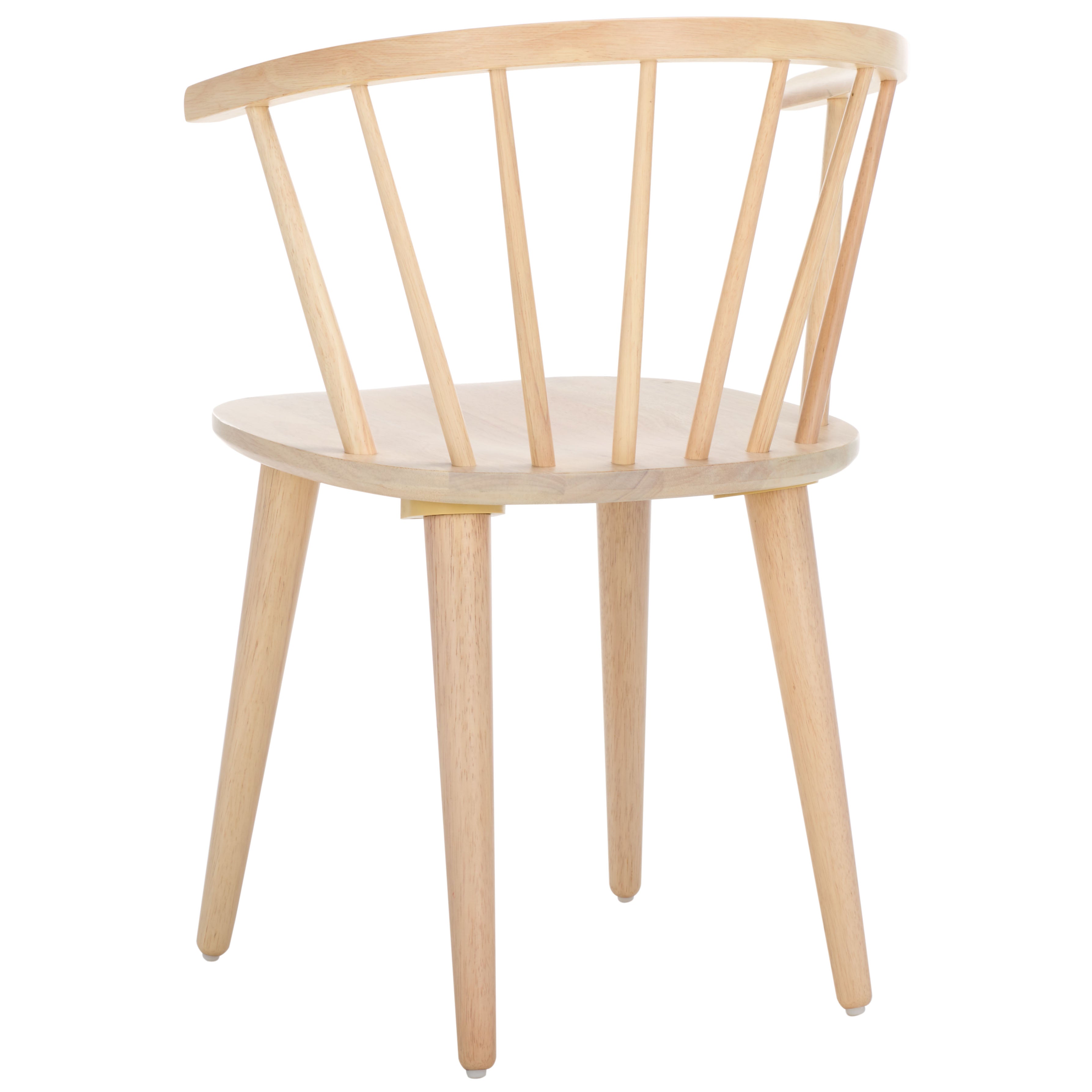 Safavieh Blanchard 18''H Curved Spindle Side Chair (Set of 2), AMH8512 - White Washed