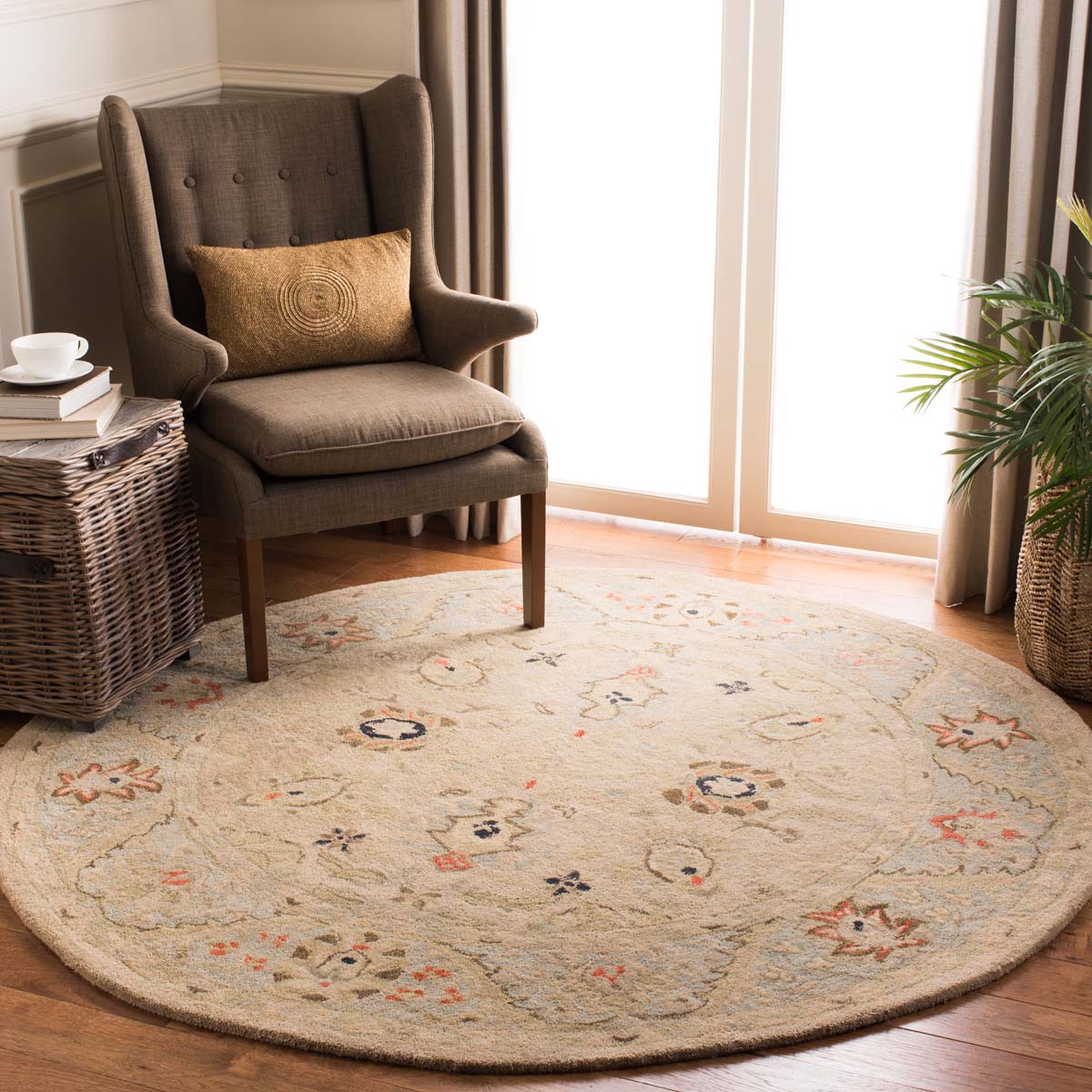 Safavieh Anatolia 69C Rug, AN569C - Natural / Soft Turquoise