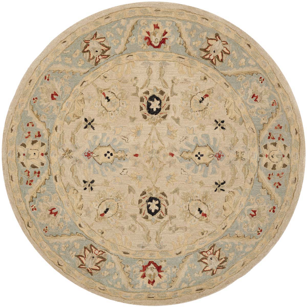 Safavieh Anatolia 69C Rug, AN569C - Natural / Soft Turquoise