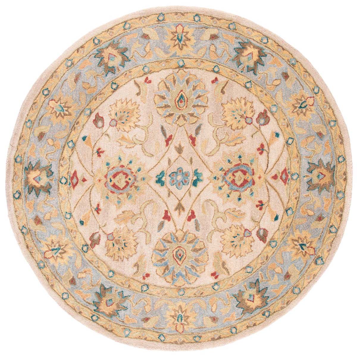 Safavieh Anatolia 80D Rug, AN580D - Ivory / Blue