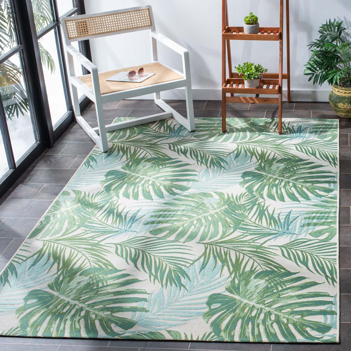 Safavieh Barbados 592 Rug, BAR592 - Green / Teal