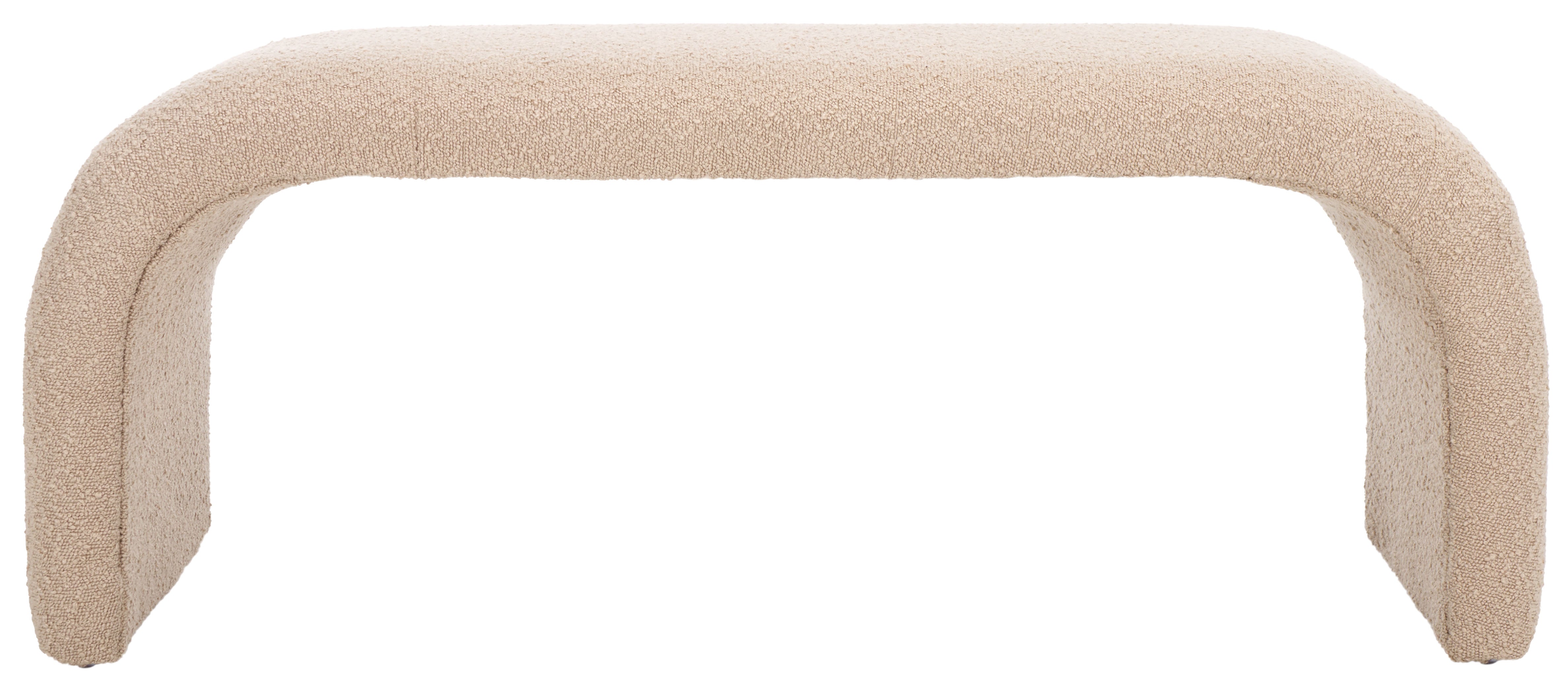 Safavieh Tenko Bench , BCH1300 - Tan Boucle