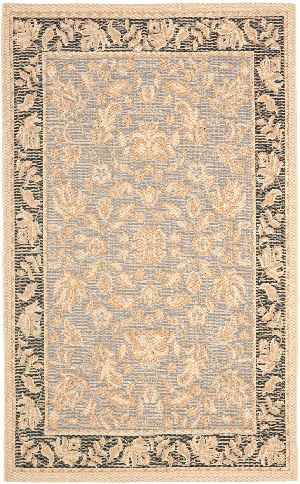 Safavieh Beach House 8018 Rug, BCH8018 - Light Blue / Espresso